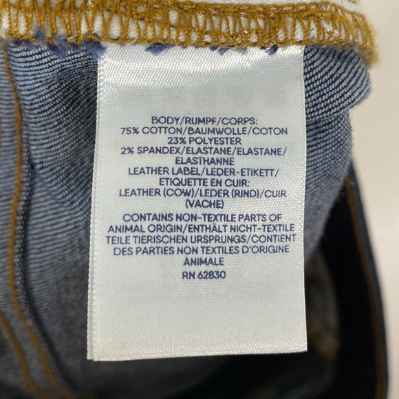 NWT Lands End Dark Wash Jeans Sz. 6P - Picture 10 of 12